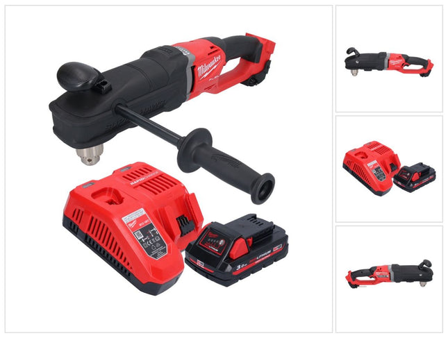 Milwaukee M18 FRAD2-301 trapano angolare a batteria 18 V 122 Nm brushless + 1x batteria ricaricabile 3,0 Ah + caricabatterie