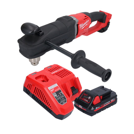 Milwaukee M18 FRAD2-301 Akku Winkelbohrmaschine 18 V 122 Nm Brushless + 1x Akku 3,0 Ah + Ladegerät
