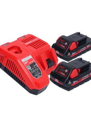 Milwaukee M18 FRAD2-302 akumulatorowa wiertarko-wkrętarka kątowa 18 V 122 Nm bezszczotkowa + 2x akumulator 3,0 Ah + ładowarka