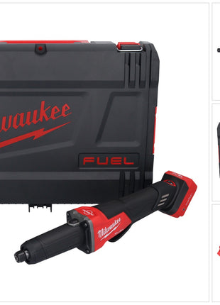 Meuleuse droite à batterie Milwaukee M18 FDGROVPDB-0X 18 V brushless (4933480957) + boîtier HD - sans batterie, sans chargeur