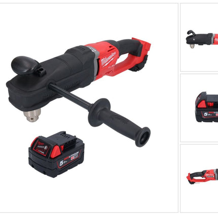 Milwaukee M18 FRAD2-501 Akku Winkelbohrmaschine 18 V 122 Nm Brushless + 1x Akku 5,0 Ah - ohne Ladegerät