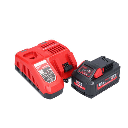 Milwaukee M18 FRAD2-551 Akku Winkelbohrmaschine 18 V 122 Nm Brushless + 1x Akku 5,5 Ah + Ladegerät