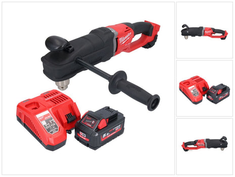 Milwaukee M18 FRAD2-551 Akku Winkelbohrmaschine 18 V 122 Nm Brushless + 1x Akku 5,5 Ah + Ladegerät