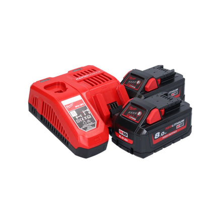 Milwaukee M18 FRAD2-802 Trapano angolare a batteria 18 V 122 Nm brushless + 2x batteria 8,0 Ah + caricabatterie