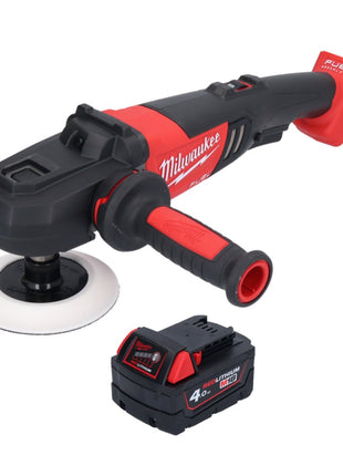 Polisseuse à batterie Milwaukee M18 FAP180-401 18 V 180 mm sans balais + 1x batterie 4,0 Ah - sans chargeur