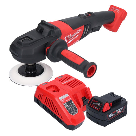 Milwaukee M18 FAP180-401 Polerka akumulatorowa 18 V 180 mm bezszczotkowa + 1x akumulator 4,0 Ah + ładowarka