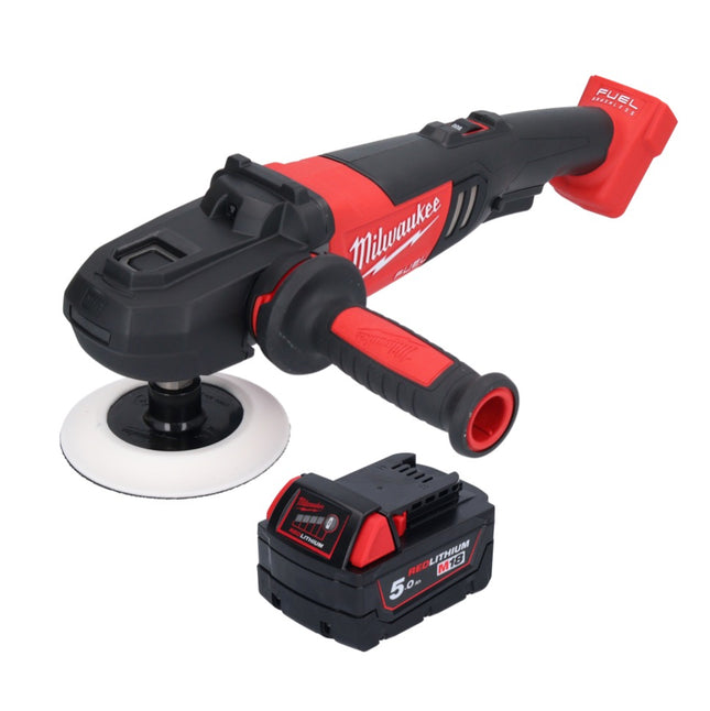 Milwaukee M18 FAP180-501 Lucidatrice a batteria 18 V 180 mm brushless + 1x batteria 5,0 Ah - senza caricabatterie