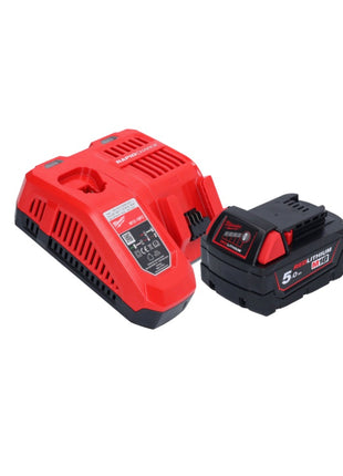 Milwaukee M18 FAP180-501 Akku Polierer 18 V 180 mm Brushless + 1x Akku 5,0 Ah + Ladegerät