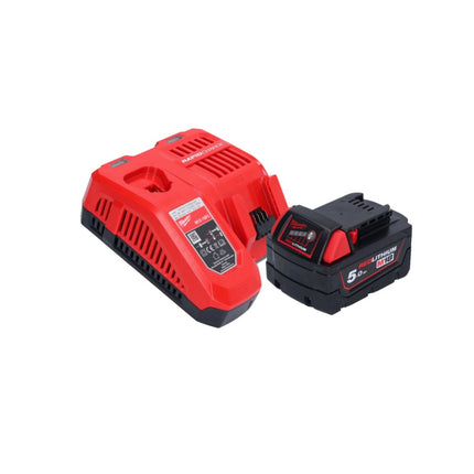 Milwaukee M18 FAP180-501 Akku Polierer 18 V 180 mm Brushless + 1x Akku 5,0 Ah + Ladegerät