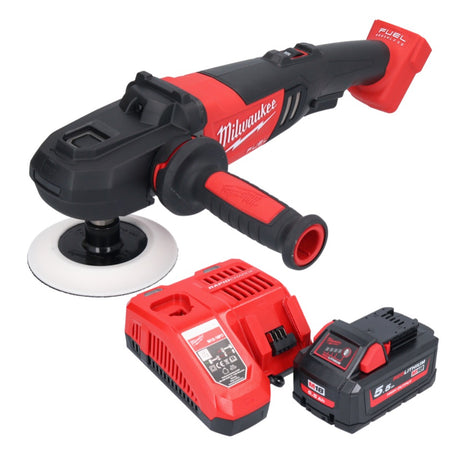 Milwaukee M18 FAP180-551 Polisseuse sans fil 18 V 180 mm Brushless + 1x batterie 5,5 Ah + chargeur