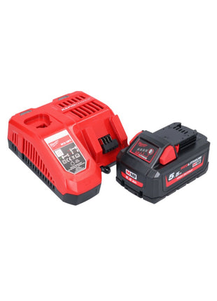 Milwaukee M18 FAP180-551 Polerka akumulatorowa 18 V 180 mm bezszczotkowa + 1x akumulator 5,5 Ah + ładowarka