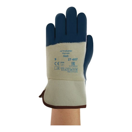 Guantes ANSELL ActivArmr® Hycron® 27-607 talla 10 blanco/azul (4000371350)