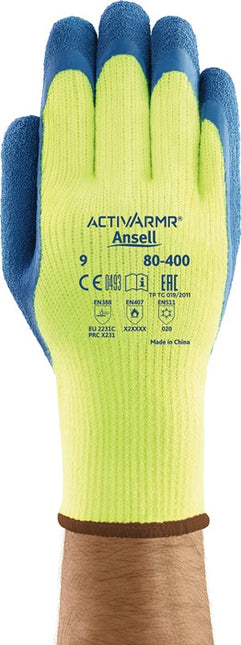 ANSELL guanti antifreddo ActivArmr(R) 80-400 taglia 9 giallo/blu ( 4000371419 )