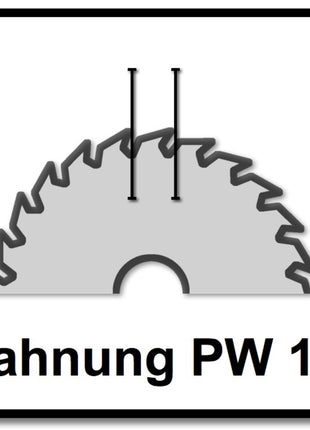 Festool Panther Kreissägeblatt PW16 Holz 210 x 2,6 x 30 mm 210 mm 16 Zähne ( 493196 ) TS - Toolbrothers