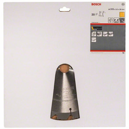 Lama circolare BOSCH Ø esterno 315 mm Numero di denti 20 HB ( 4000909156 )