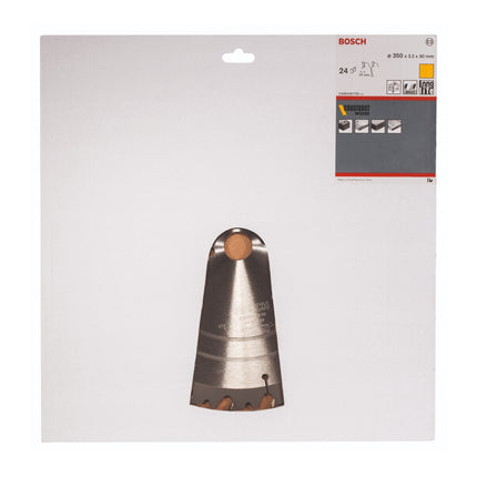 Bosch Professional Construct Lama circolare per legno ( 2 608 640 702 ) 350 x 30 x 3,2 mm 24 denti per legno