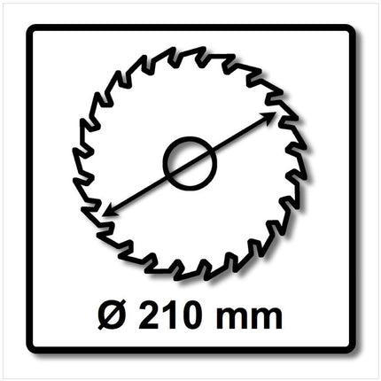 Festool HW 210x2,4x30 TF72 Kreissägeblatt ALUMINIUM / PLASTICS ( 493201 ) 210 x 2,4 x 30 mm 72 Zähne für Aluminiumplatten und -profile, Plexiglas, harte und faserverstärkte Kunststoffe