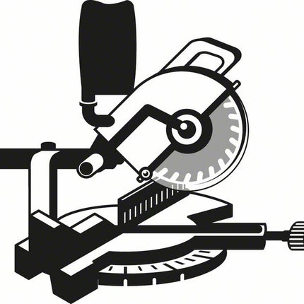 BOSCH Kreissägeblatt Außen-Ø 254 mm Zähnezahl 96 HLTCG ( 8000342268 )