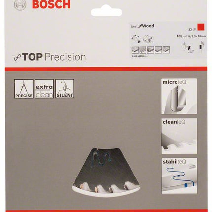 BOSCH Kreissägeblatt Außen-Ø 165 mm Zähnezahl 32 WZ ( 8000342280 )