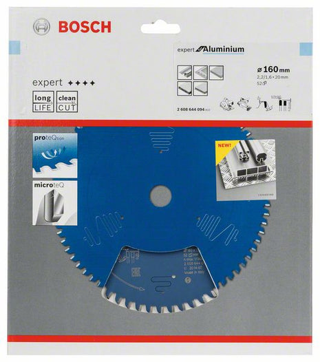 BOSCH Lame pour scie circulaire  D. ext. 160 mm nombre de dents 52 HLTCG ( 4000815469 )