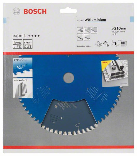 Hoja de sierra circular BOSCH diámetro exterior 210 mm número de dientes 72 HLTCG (8000342165)