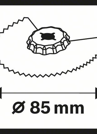 Brzeszczot segmentowy BOSCH ACZ 85 EB Ø 85 mm ( 8000345558 )