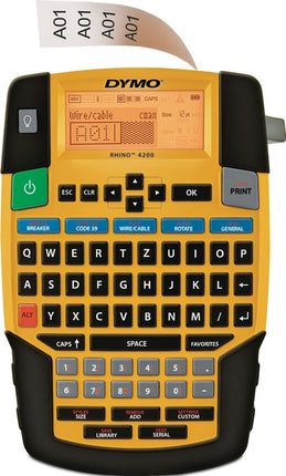 Dispositivo di etichettatura DYMO Rhino 4200 Larghezza nastro 6, 9, 12, 19 mm ( 9000484021 )
