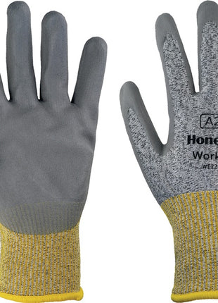 HONEYWELL Gants de protection anti-coupures Workeasy 13G GY PU A2/B Taille 10 gris/jaune ( 4000391463 )