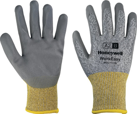 Rękawice antyprzecięciowe HONEYWELL Workeasy 13G GY PU A2/B rozmiar 9 szare/żółte ( 4000391462 )