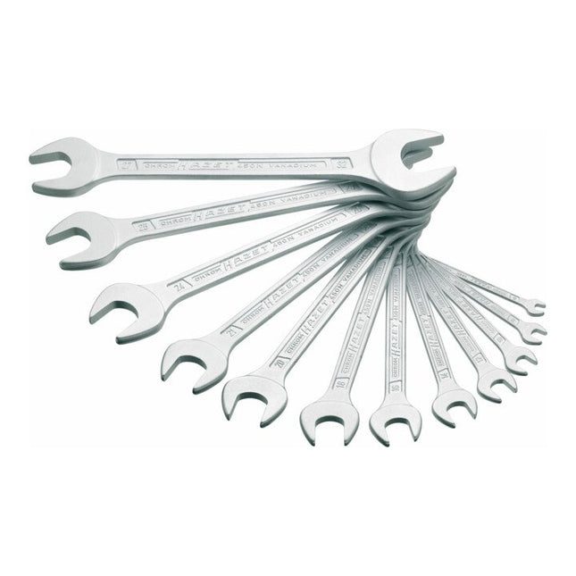 Set di chiavi aperte doppie HAZET 450N 12 pezzi SW ( 4000822541 )