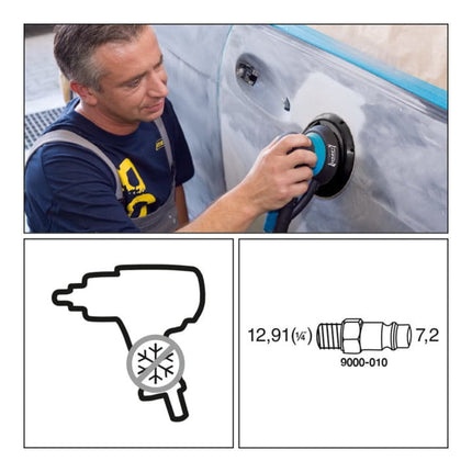 Levigatrice rotorbitale pneumatica HAZET 9033-2 150 mm ( 4000898934 )