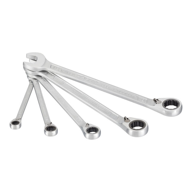 Set di chiavi ad anello a cricchetto HAZET 606/5 5 pezzi larghezze delle chiavi 8-19 mm ( 4000822600 )