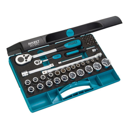 Set di chiavi a bussola HAZET 953SPC 47 pezzi 1/4 + 1/2 ″ ( 4000822783 )