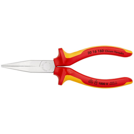Pinze a becchi lunghi KNIPEX lunghezza totale 160 mm forma 1 ( 4000810279 )