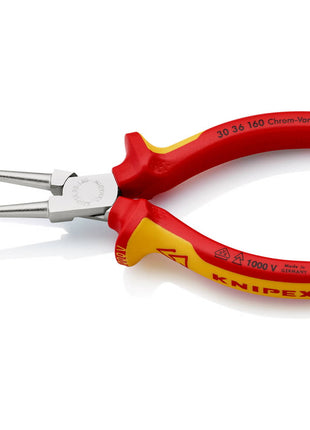 Szczypce wydłużone KNIPEX długość całkowita 160 mm kształt 3 ( 4000810304 )