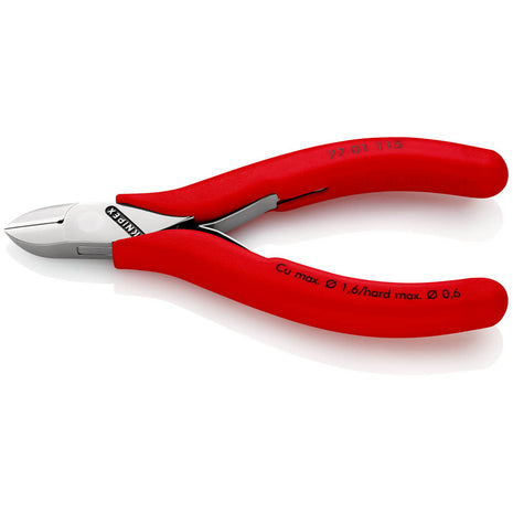 KNIPEX Pince coupante latérale électronique  longueur 115 mm forme 0 ( 4000794254 )