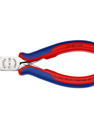 KNIPEX Pince coupante latérale électronique  longueur 130 mm forme 4 ( 4000794635 )