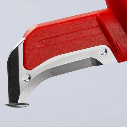 Coltello spelucchino KNIPEX lunghezza 180 mm lunghezza lama 38 mm ( 4000817821 )