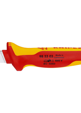 Nóż do zdejmowania izolacji KNIPEX długość 155 mm długość ostrza 28 mm ( 4000794989 )