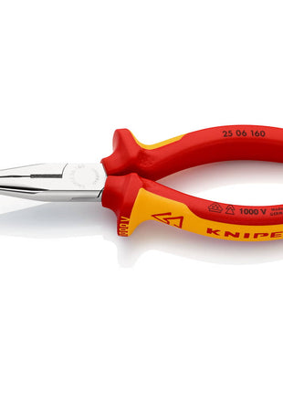 KNIPEX Szczypce okrągłe DIN ISO 5745 Długość 160 mm płaskie/okrągłe proste ( 4000810325 )