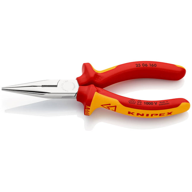KNIPEX Pinza a becchi tondi DIN ISO 5745 Lunghezza 160 mm piatta/arrotondata diritta ( 4000810325 )