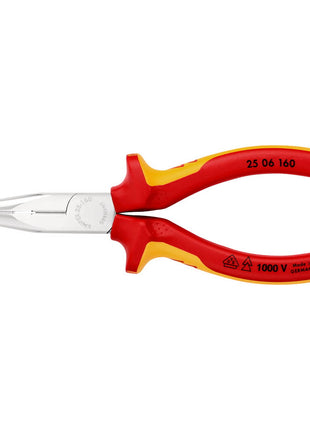 KNIPEX Szczypce okrągłe DIN ISO 5745 Długość 160 mm płaskie/okrągłe proste ( 4000810325 )