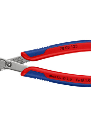 KNIPEX Electronics Szczypce tnące boczne Super-Knips(R) INOX długość 125 mm kształt 0 ( 4000810503 )