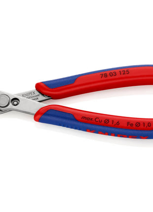 KNIPEX Electronics Szczypce tnące boczne Super-Knips(R) INOX długość 125 mm kształt 0 ( 4000810503 )