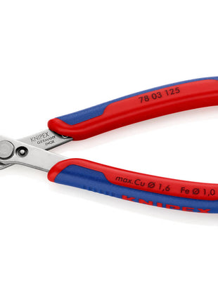 KNIPEX Electronics Szczypce tnące boczne Super-Knips(R) INOX długość 125 mm kształt 0 ( 4000810503 )