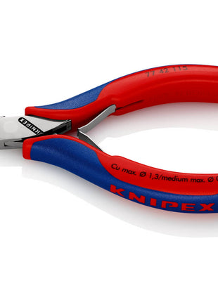 KNIPEX Pince coupante latérale électronique  longueur 115 mm forme 4 ( 4000810742 )