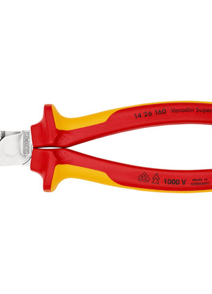 Boczne szczypce do ściągania izolacji KNIPEX, długość 160 mm ( 4000810174 )