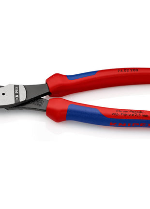 KNIPEX Coupeuse latér. diag. à forte démultipl.  longueur 200 mm ( 4000810142 )