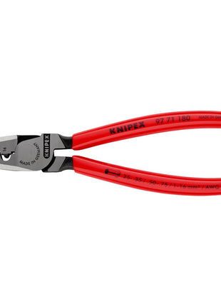 KNIPEX Alicates para punteras de alambre longitud total 180 mm (4000810445)