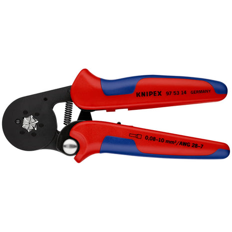 Szczypce do zaciskania końcówek przewodów KNIPEX o całkowitej długości 180 mm ( 4000810459 )